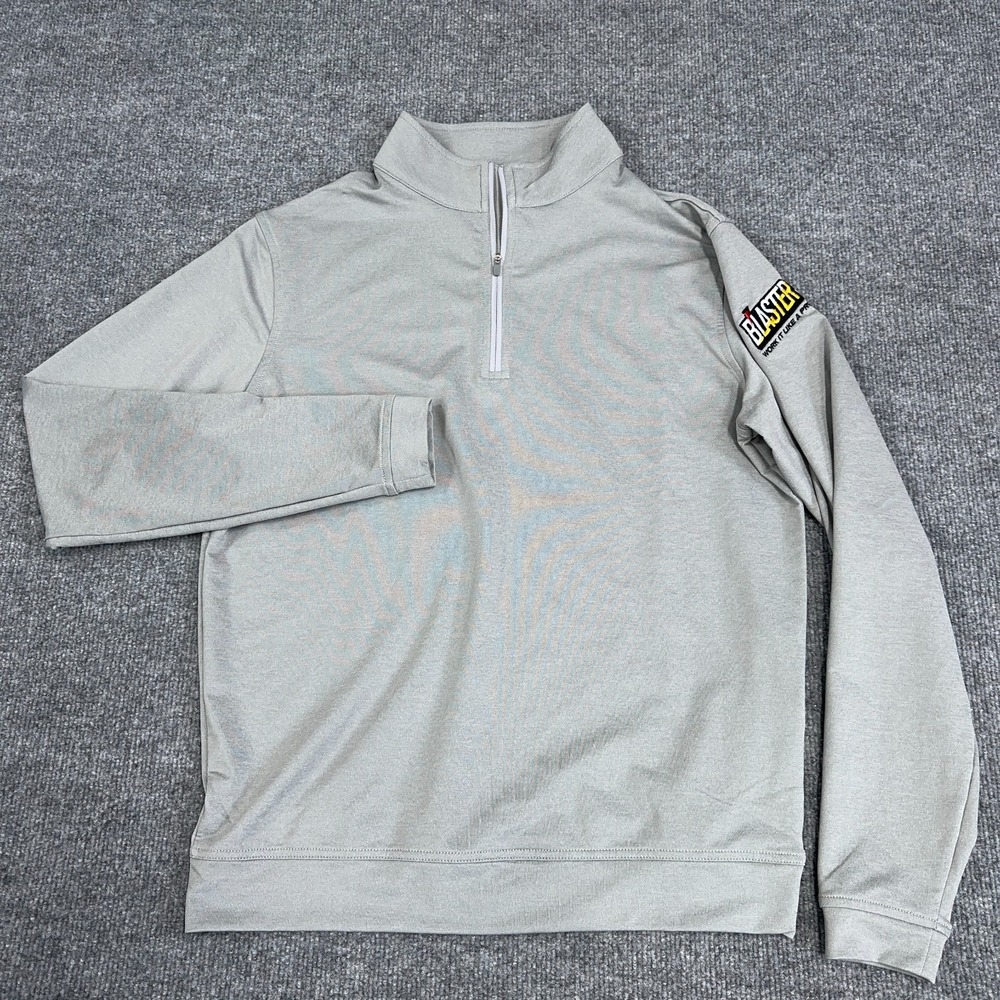 Peter Millar Pullover Men Small Gray Perth Perfor… - image 2